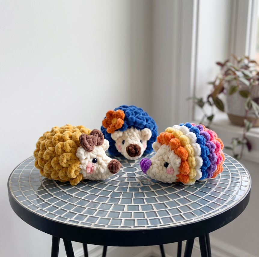 🦔🧶 No Sew Hedgehog Crochet Pattern