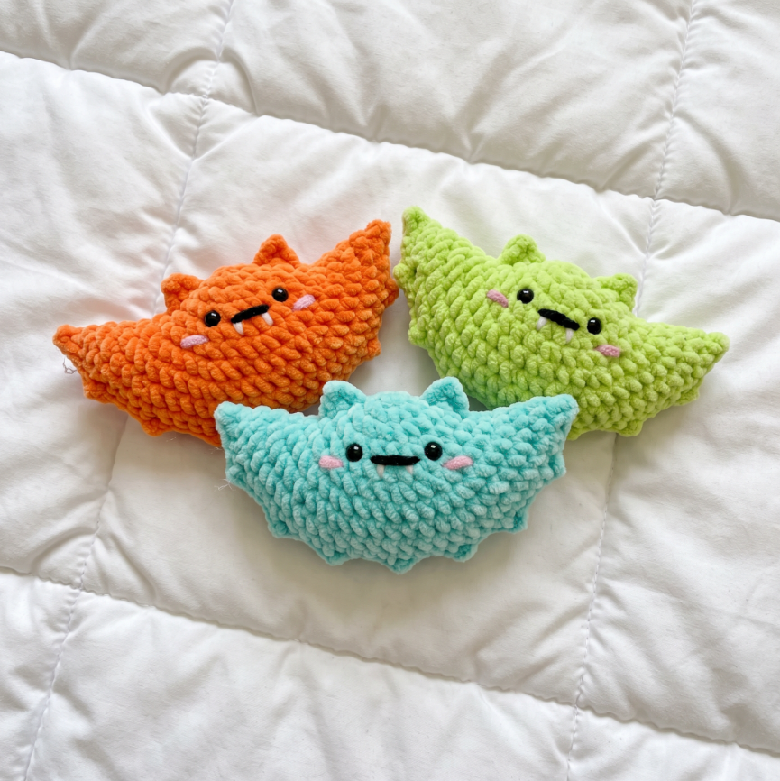 🦇🧶 No-Sew Little Bat Crochet Pattern