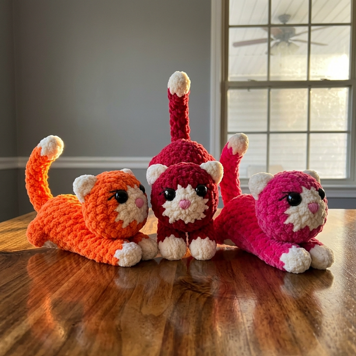 🐱🧶 No-Sew Crochet Cat Pattern