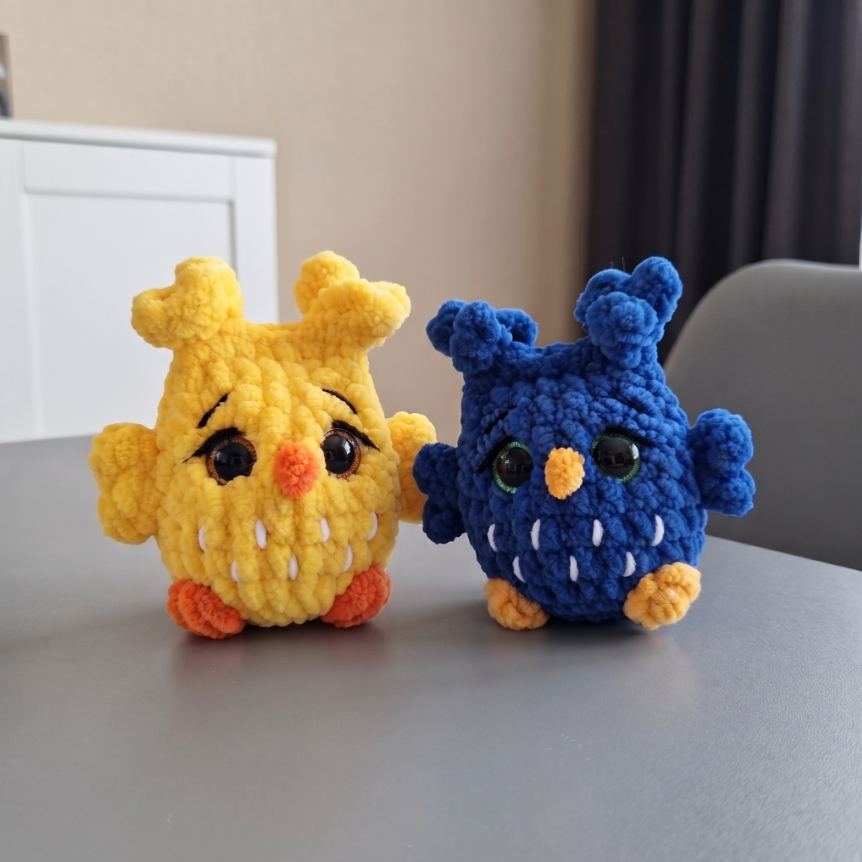 🦉🧶 No-Sew Crochet Owl Pattern