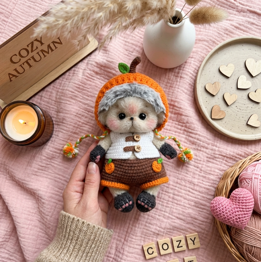 🦔🧶 Intermediate Crochet Hedgehog Pattern