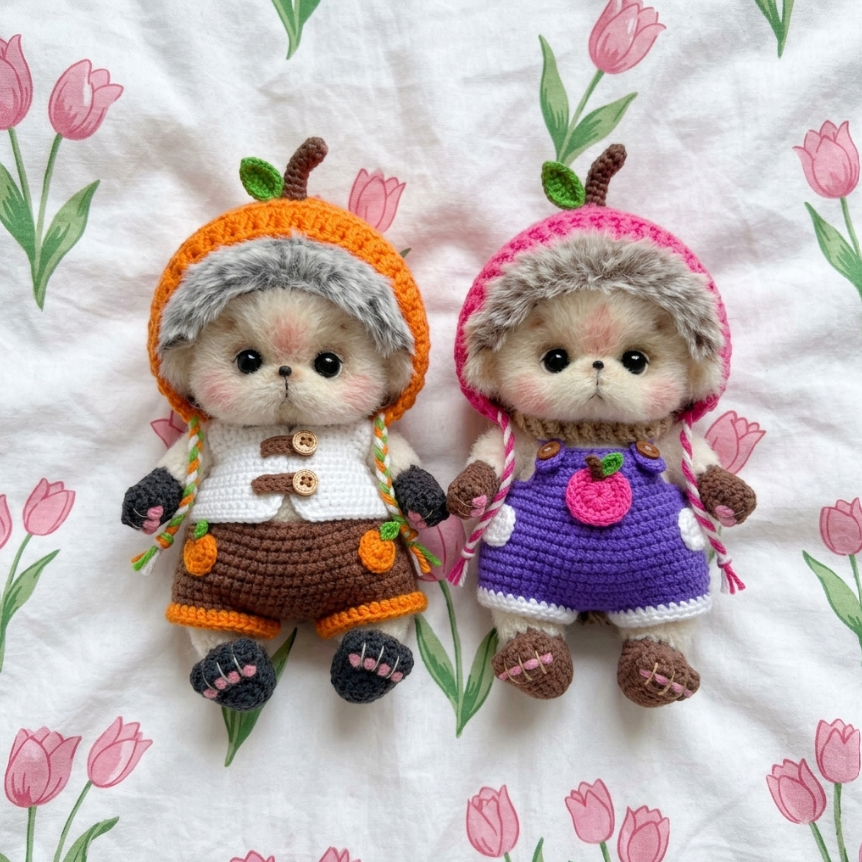 🦔🧶 Intermediate Crochet Hedgehog Pattern