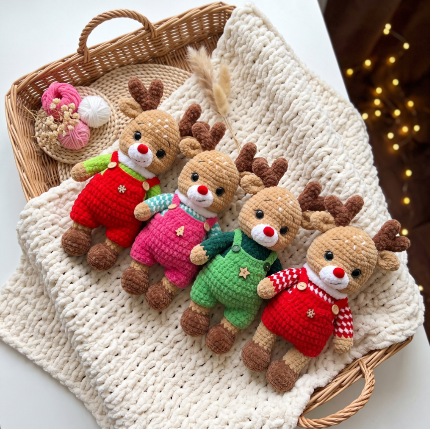 🦌🧶 Crochet Reindeer Pattern
