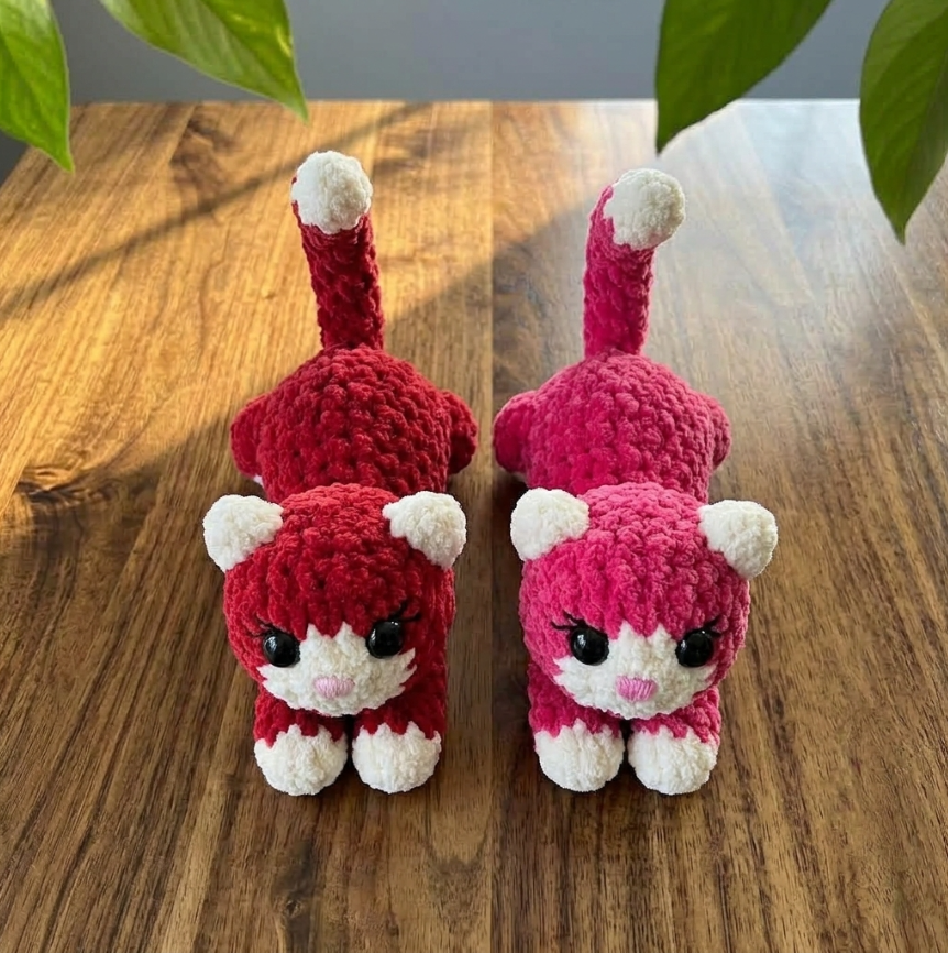 🐱🧶 No-Sew Crochet Cat Pattern
