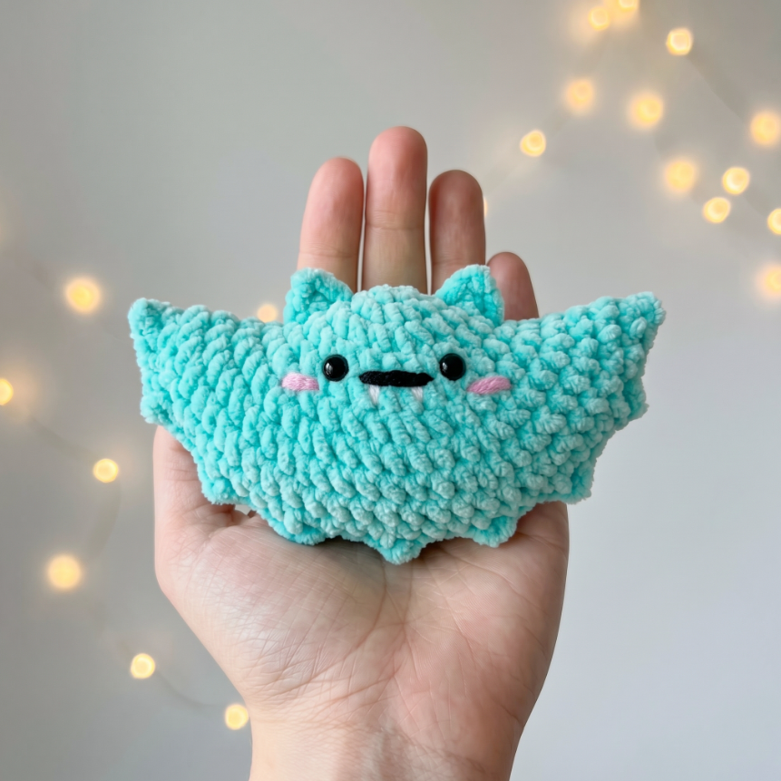 🦇🧶 No-Sew Little Bat Crochet Pattern