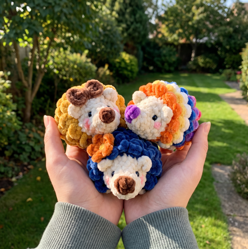🦔🧶 No Sew Hedgehog Crochet Pattern